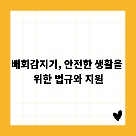 배회감지기, 안전한 생활을 위한 법규와 지원